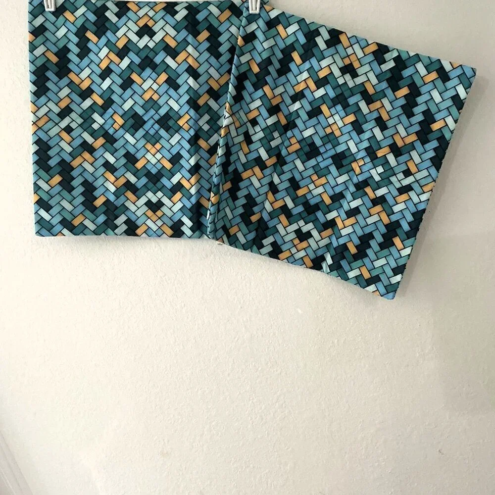 CALITIME GEOMETRIC PRINT PILLOW COVERS